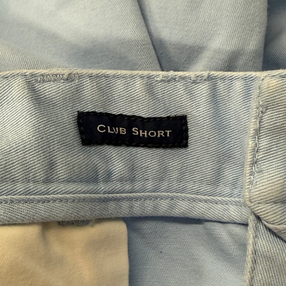 Vineyard Vines Mens 38 9 Inch Club Shorts Light Blue Cotton Twill NWT Chino Golf - Picture 4 of 10